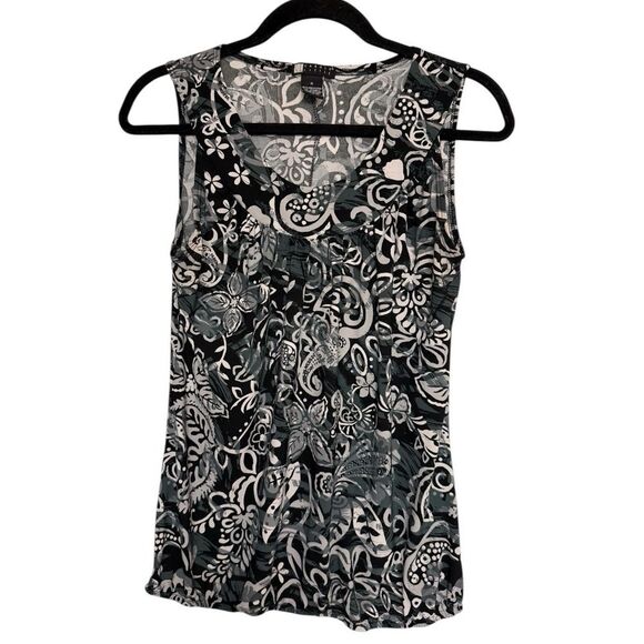 Carole Little Tops - Carole Little Womens Sleeveless Top. Gathered Waist. Multicolor. Sz S